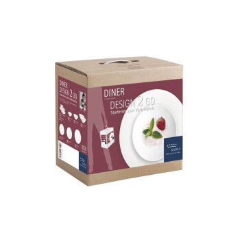 KAHLA Diner Design 2 GO Set 14-tlg weiß